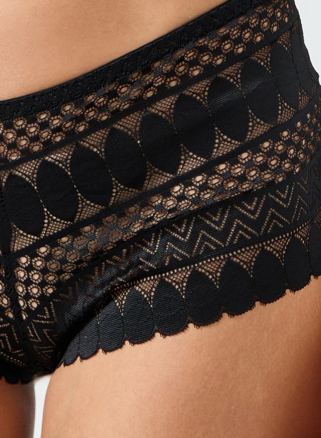 تايك تو طقم لانجري حمالة صدر دانتيل بدون حمالات وبدون أسلاك مع كيلوت - Image 4